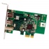 StarTech.com Tarjeta PCI Express 1.1 PEX1394B3LP, Alámbrico, con 3 Puertos FireWire  2
