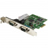 StarTech.com Tarjeta Serial PCI Express de 2 Puertos DB9 RS232  1