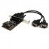 StarTech.com Tarjeta PCI Express PEX2S553B, Alámbrico, con 2 Puertos RS232 con Cable Multiconector