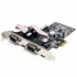 StarTech.com Tarjeta PCI Express de 4 Puertos Serie RS232 UART 16550 Serial DB9  3