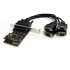 StarTech.com Tarjeta PCI Express PEX4S553B, Alámbrico, con 4 Puertos RS232 con Cable Multiconector  1