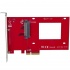 StarTech.com Tarjeta PCI Express U.2 NVMe SFF8639 de 2.5"  3