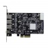 StarTech.com Tarjeta PCI Express PEXUS313AC2V, Alámbrico, 3x USB-A,1x USB-C 10Gbit/s  4