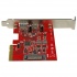 StarTech.com Tarjeta PCI Express de 2 Puertos USB 3.1 Gen2 1x USB-A 1x USB-C  4