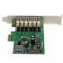 StarTech.com Tarjeta PCI Express de 7 Puertos USB 3.0, SATA, 5 Gbit/s  3