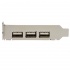 StarTech.com Tarjeta PCI Express Perfil Bajo USB 2.0 de Alta Velocidad  3