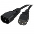 StarTech.com Cable de Poder C13 Macho - C14 Hembra, 3 Metros, Negro  1