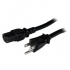 StarTech.com Cable de Poder NEMA 5-15P - C15 Coupler, 1.2 Metros, Negro  1