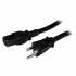 StarTech.com Cable de Poder NEMA 5-15P Macho - C15 Macho, 2.4 Metros, Negro  1