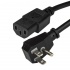 StarTech.com Cable de Poder NEMA 5-15P Macho - C13 Coupler Hembra, 1.8 Metros, Negro  1