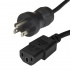StarTech.com Cable de Poder NEMA 5-15P Macho - C13 Coupler Hembra, 3 Metros, Negro  1