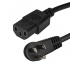 StarTech.com Cable de Poder Acodado NEMA 5-15P Macho - C13 Acoplador Hembra, 90cm, Negro  1