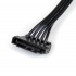 StarTech.com Cable Bifurcador SATA Macho - 4x SATA Hembra, 40cm, Negro  3