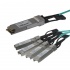 StarTech.com Cable QSFP4X10AO15 QSFP+ Macho - 4x SFP+ Macho, 15 Metros, Negro