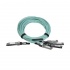 StarTech.com Cable QSFP4X10AO15 QSFP+ Macho - 4x SFP+ Macho, 15 Metros, Negro - Imagen adicional 1