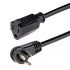 StarTech.com Cable de Poder NEMA 5-15P - NEMA 5-15R, 1.8 Metros, Negro  1