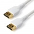 StarTech.com Cable HDMI Certificado Premium con Ethernet HDMI 2.0 Macho - HDMI 2.0 Macho, 4K, 60Hz, 1 Metro, Blanco  1