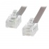 StarTech.com Cable Telefónico RJ25FT, RJ11 Macho - RJ11 Macho, 7.6 Metros, Gris  1