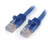 StarTech.com Cable Patch Cat5e UTP sin Enganches RJ-45 Macho - RJ-45 Macho, 90cm, Azul