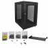 StarTech.com Gabinete 18U, hasta 450Kg, Negro  3