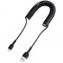 StarTech.com Cable Espiral Lightning Macho - USB A Macho, 1 Metro, Negro  2