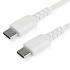 StarTech.com Cable USB-C Macho - USB-C Macho, 2 Metros, Blanco