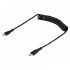 StarTech.com Cable Espiral Lightning Macho - USB-C Macho, 50cm, Negro  2