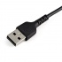 Startech.com Cable de Carga Certificado MFi Lightning Macho - USB A 2.0 Macho, 15cm, Negro, para para iPod/iPhone/iPad  4