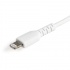Startech.com Cable de Carga Certificado MFi Lightning Macho - USB A 2.0 Macho, 15cm, Blanco, para para iPod/iPhone/iPad  3