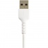 Startech.com Cable de Carga Certificado MFi Lightning Macho - USB A 2.0 Macho, 15cm, Blanco, para para iPod/iPhone/iPad  4