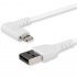 StarTech.com Cable de Carga Certificado MFi USB A Macho - Lightning Macho, 1 Metro, Blanco, para iPod/iPhone/iPad  2