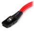StarTech.com Cable Mini SAS Serial Attached SCSI SFF 8087 - 4x SATA, 50cm, Negro/Rojo - Imagen adicional 2
