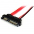 StarTech.com Cable Slimline SATA 13 pin Macho - SATA 7+15 pin Hembra, 15cm, Rojo  3