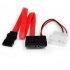 StarTech.com Cable SATA Hembra - SATA/Molex Hembra, 30cm, Rojo  1