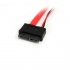 StarTech.com Cable de Poder LP4 Macho - SATA 7-pin Hembra, SlimLine SATA Hembra, 50cm  3
