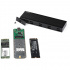 Startech.com Gabinete de SSD M.2, SATA/PCI Express, USB-C/USB-A, Negro  2