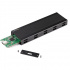 Startech.com Gabinete de SSD M.2, SATA/PCI Express, USB-C/USB-A, Negro  4