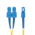 StarTech.com Cable Fibra Óptica Monomodo OS2 SC Macho - SC Macho, Núcleo 9µm, Cubierta 125µm, 10 Metros, Amarillo  2
