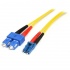 StarTech.com Cable Fibra Óptica Monomodo OS1 LC Macho - SC Macho, 1 Metro, Amarillo  1