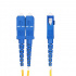 StarTech.com Cable Fibra Óptica Monomodo OS2 LC Macho - SC Macho, Núcleo 9µm, Cubierta 125µm, 3 Metros, Amarillo - Imagen adicional 1