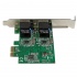 StarTech.com Tarjeta de Red NIC PCI Express Perfil Bajo de 2 Puertos Gigabit Ethernet RJ-45  4