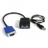 StarTech.com Mini Duplicador Divisor de Video VGA de 2 Puertos, USB, Negro  1