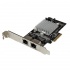 StarTech.com Tarjeta PCI Express Gigabit Ethernet, Alámbrico, 2x RJ-45, con Chipset Intel i350  1