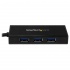 StarTech.com Hub USB A 3.0 de Aluminio con 3 Puertos USB y Adaptador de Red Ethernet Gigabit  2