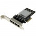 StarTech.com Tarjeta de Red PCI Express Ethernet Gigabit con 4 Puertos RJ-45 Chipset Intel i350  1