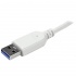 StarTech.com Hub Portátil USB A 3.0 de 4 Puertos con Cable Incorporado, Plata/Blanco  4