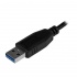 StarTech.com Hub USB A 3.0 Macho - 4x USB A 3.0 Hembra, 5000 Mbit/s, 15cm, Negro  4