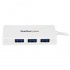 StarTech.com Hub USB A 3.0 Macho - 4x USB A 3.0 Hembra, 5000 Mbit/s, Blanco  3