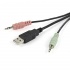 StarTech.com Cable Switch KVM SV211DPUA, DisplayPort/USB, 85cm, Negro  6