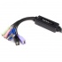 StarTech.com Cable KVM SV215MICUSBA, 2x VGA/4x 3.5mm/4x USB Macho - 1x VGA/2x 3.5mm/2x USB Hembra, 80cm, Negro  2